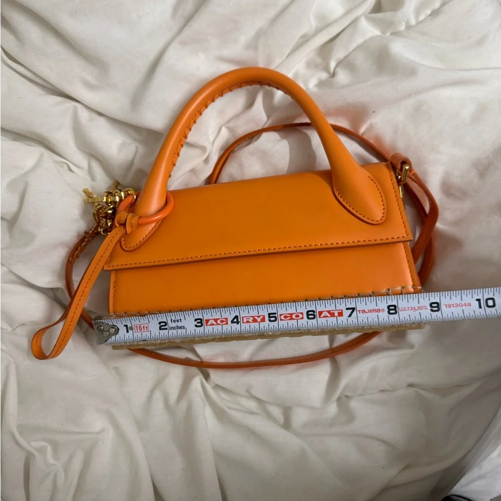 Jacquemus Orange Le Chiquito Long Cordao Bag - Picture 12 of 16